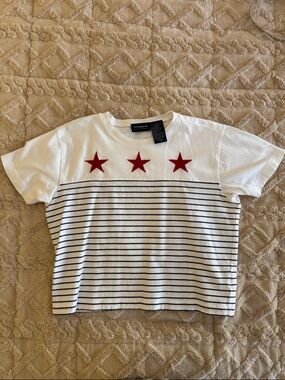 Liz Claiborne Size Medium Patriotic T-Shirt